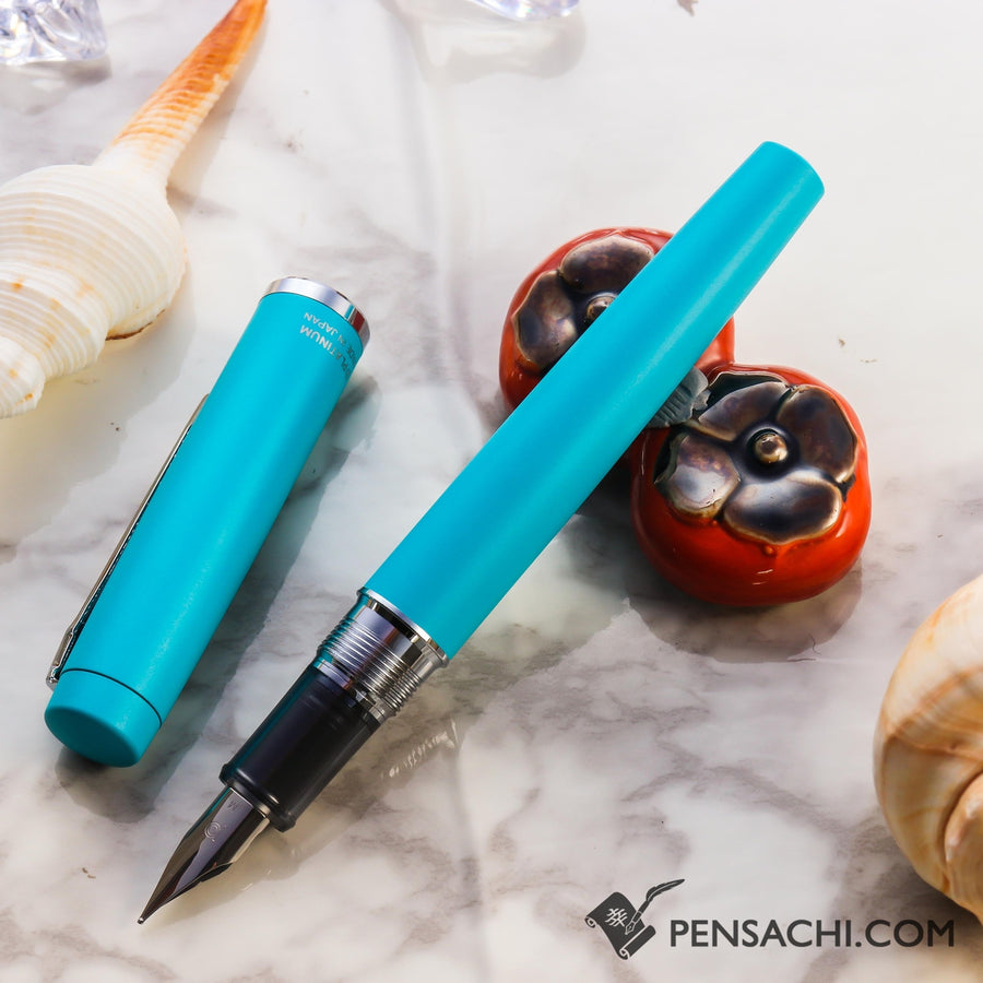 PLATINUM Procyon Fountain Pen - Turquoise Blue - PenSachi Japanese Limited Fountain Pen