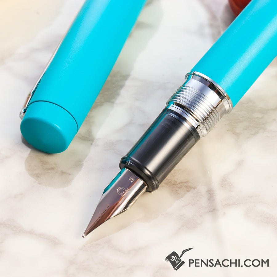PLATINUM Procyon Fountain Pen - Turquoise Blue - PenSachi Japanese Limited Fountain Pen