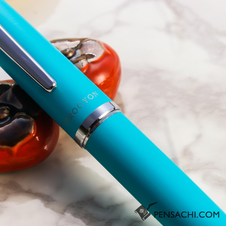 PLATINUM Procyon Fountain Pen - Turquoise Blue - PenSachi Japanese Limited Fountain Pen