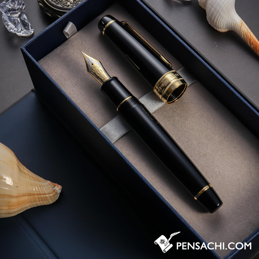 SAILOR King of Pens Pro Gear Fountain Pen - Black - PenSachi Japanese Limited Fountain Pen