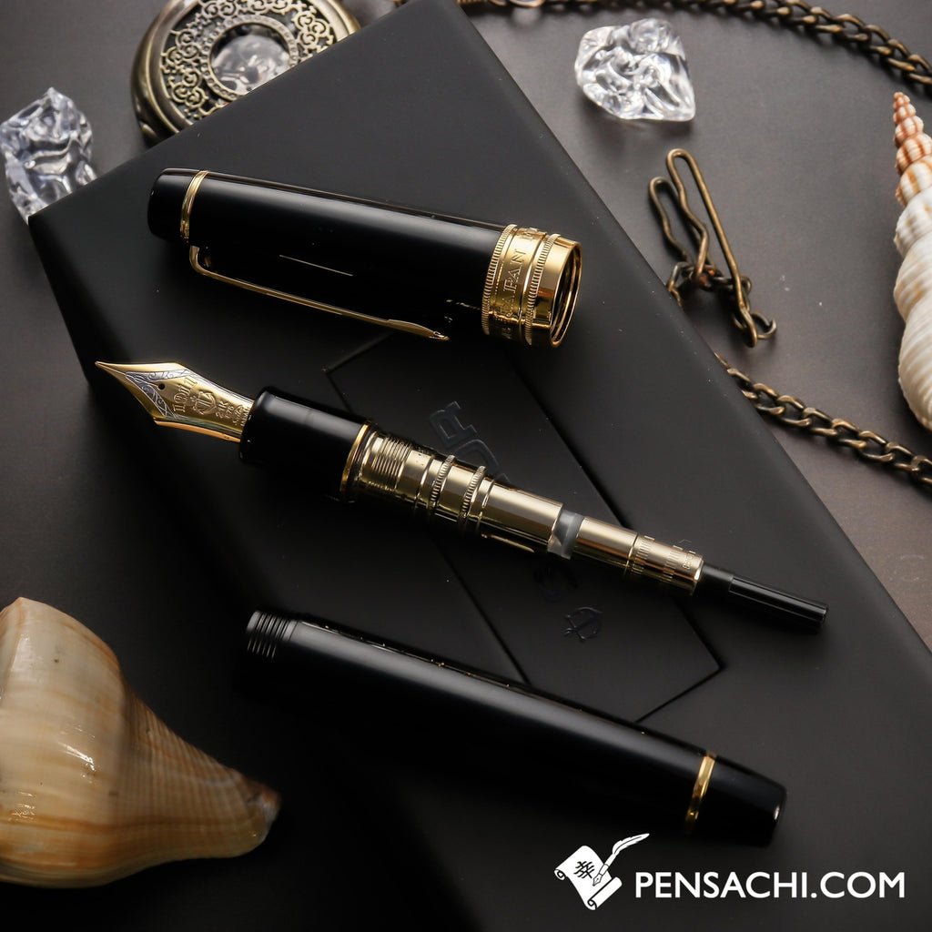 SAILOR King of Pens Pro Gear Fountain Pen - Black - PenSachi Japanese Limited Fountain Pen