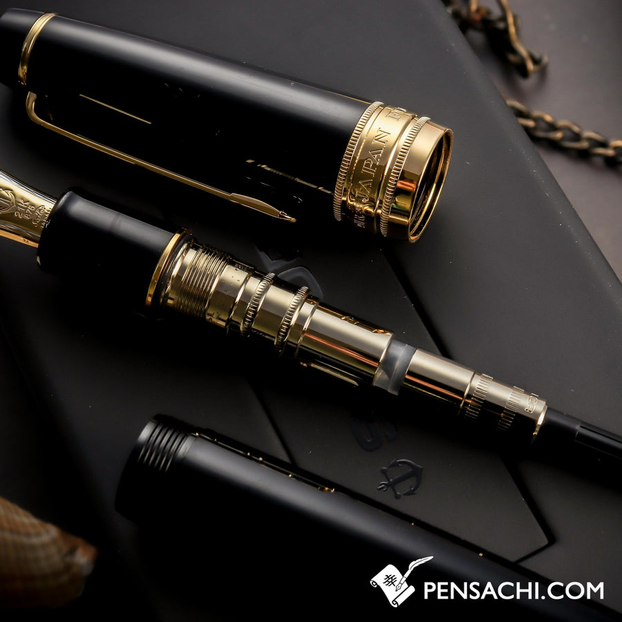 SAILOR King of Pens Pro Gear Fountain Pen - Black - PenSachi Japanese Limited Fountain Pen