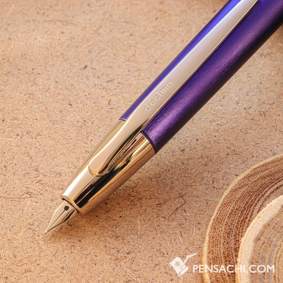 PILOT Limited Edition Vanishing Point Capless Decimo Fountain Pen - Violet - PenSachi Japanese Limited Fountain Pen