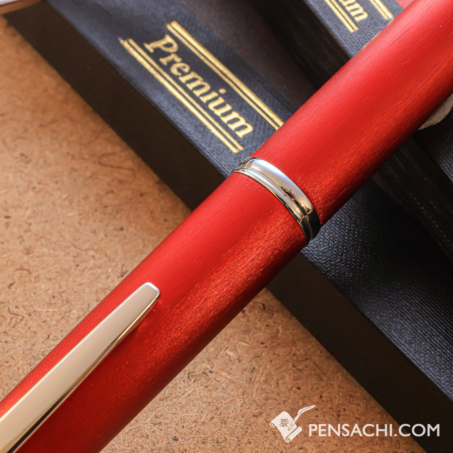 PILOT Limited Edition Vanishing Point Capless Decimo Fountain Pen - Red - PenSachi Japanese Limited Fountain Pen