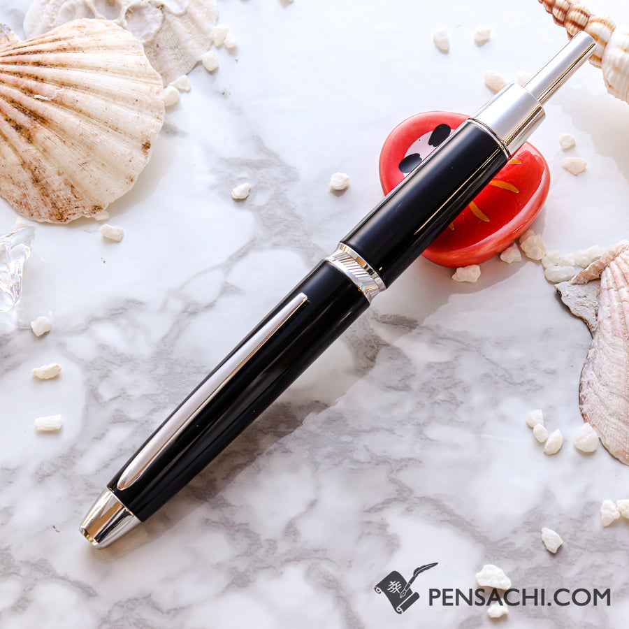 PILOT Vanishing Point Capless Luxury LS Fountain Pen - Black - PenSachi Japanese Limited Fountain Pen