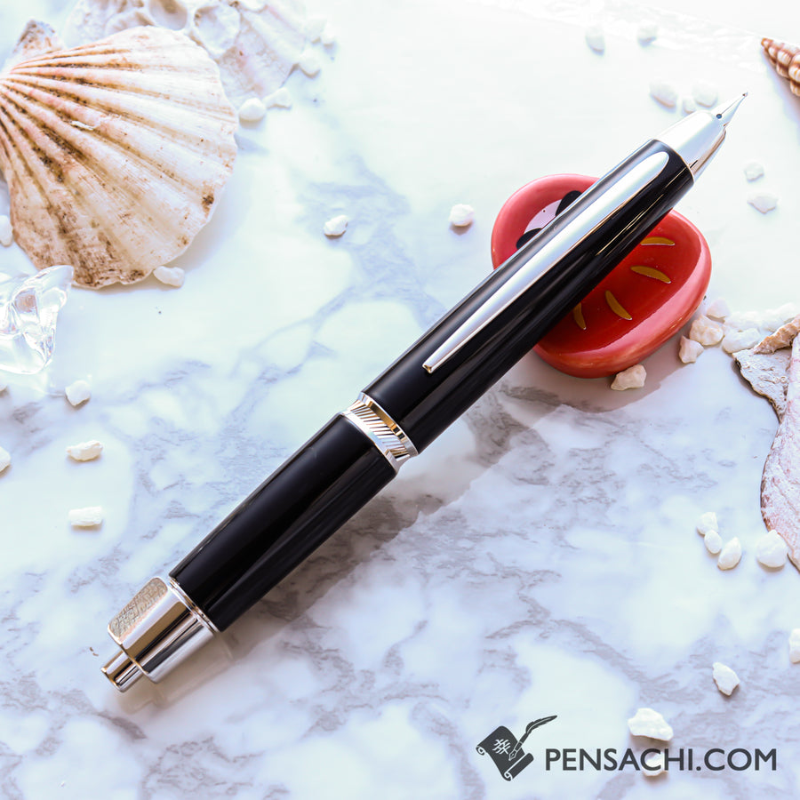 PILOT Vanishing Point Capless Luxury LS Fountain Pen - Black - PenSachi Japanese Limited Fountain Pen