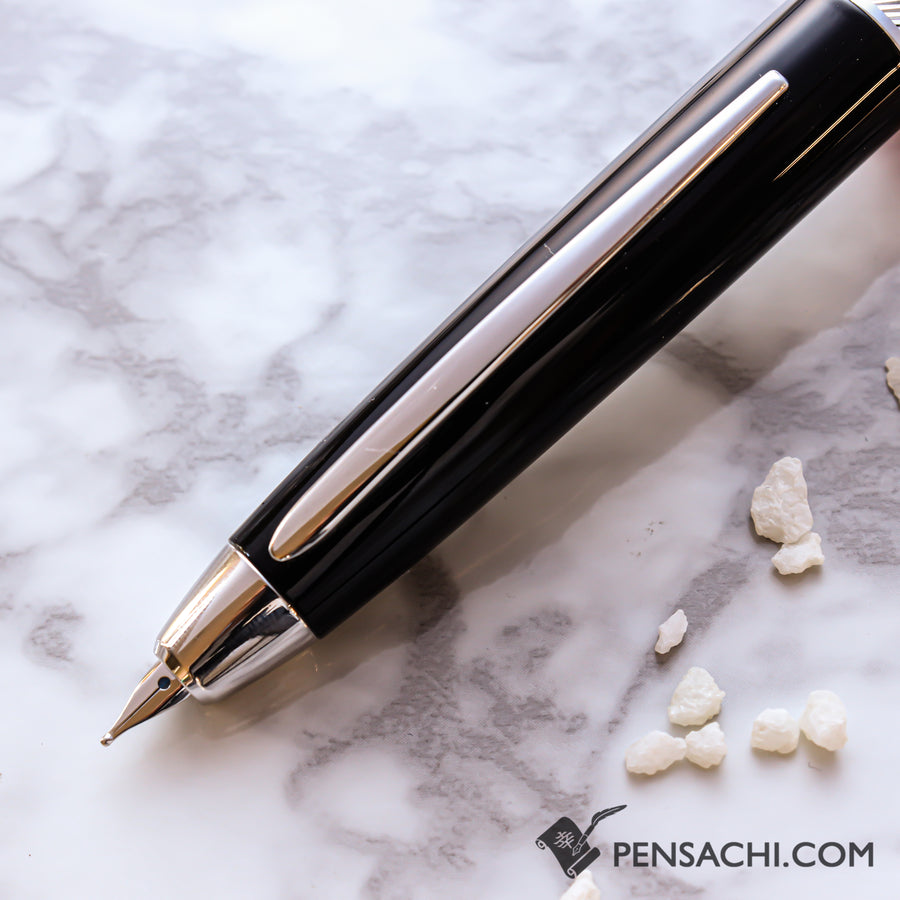 PILOT Vanishing Point Capless Luxury LS Fountain Pen - Black - PenSachi Japanese Limited Fountain Pen