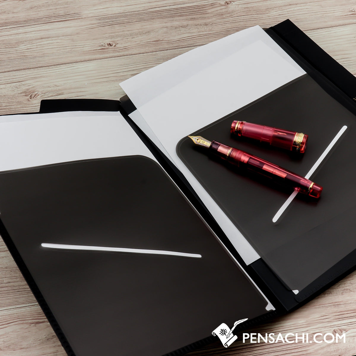 ☆メモ Maruman Mnemosyne Notepad 5mm - Graph A5 Size N188A with 5 Pockets
