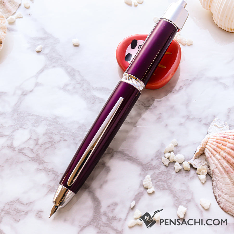 PILOT Vanishing Point Capless Luxury LS Fountain Pen - Purple - PenSachi Japanese Limited Fountain Pen