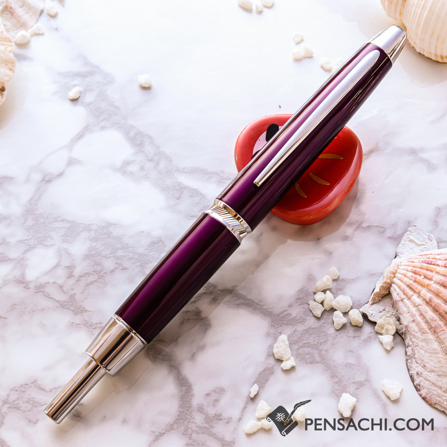 PILOT Vanishing Point Capless Luxury LS Fountain Pen - Purple - PenSachi Japanese Limited Fountain Pen