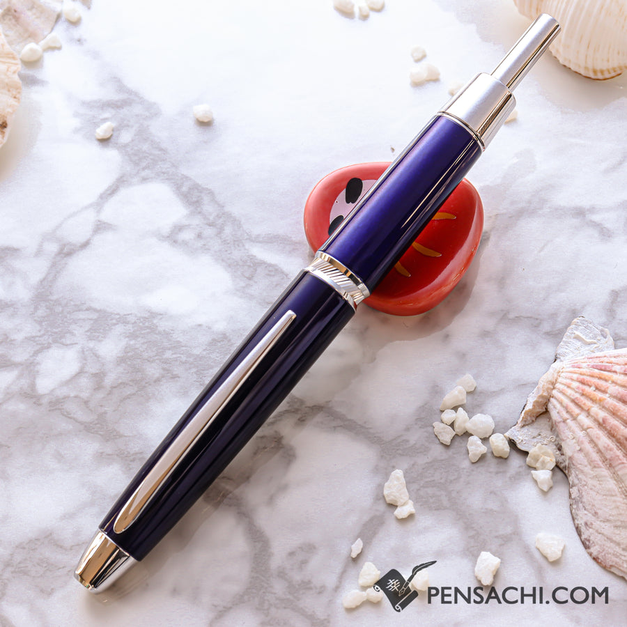 PILOT Vanishing Point Capless Luxury LS Fountain Pen Blue PenSachi pilot-vanishing-point-capless-luxury-ls-fountain-pen-blue-pensachi
