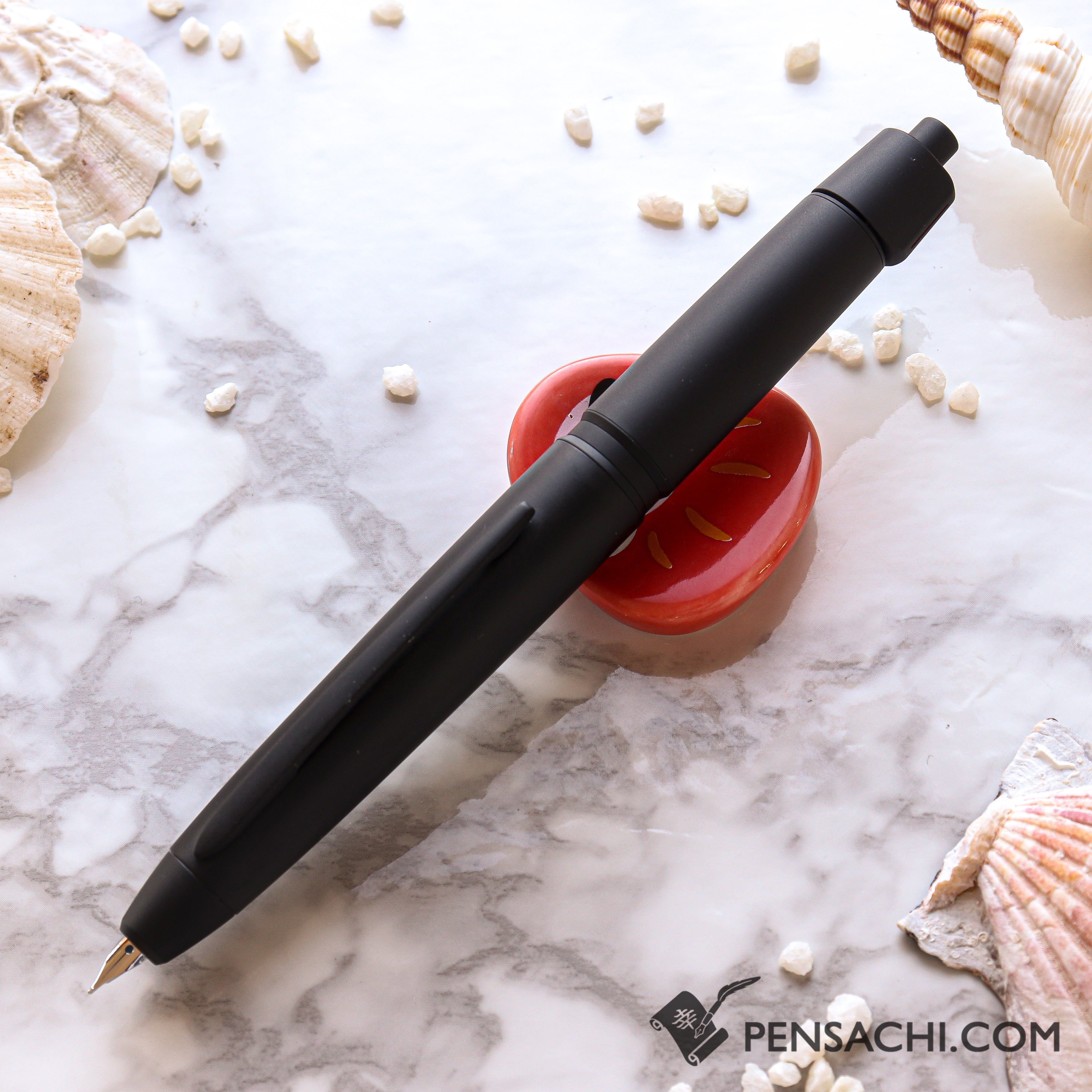 PILOT Vanishing Point Capless Luxury LS Fountain Pen - Black Matte