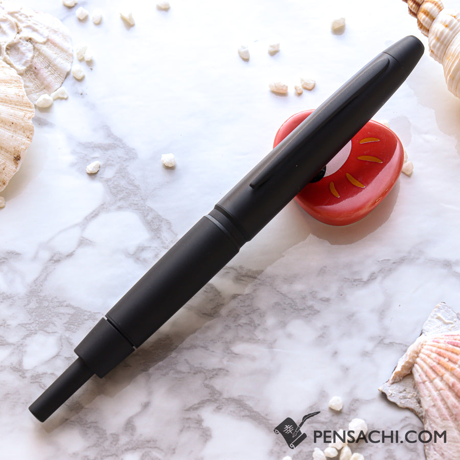 PILOT Vanishing Point Capless Luxury LS Fountain Pen - Black Matte - PenSachi Japanese Limited Fountain Pen