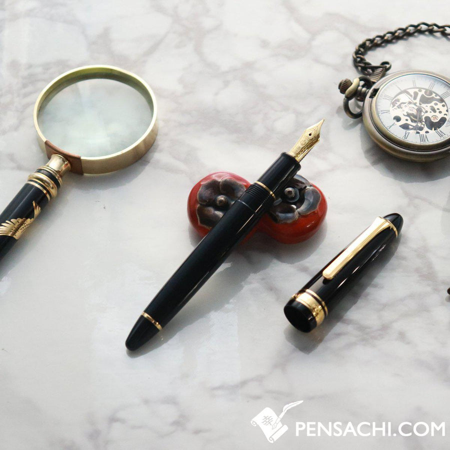 SAILOR 1911 Standard (Mid size) Fountain Pen - Black Gold - PenSachi Japanese Limited Fountain Pen