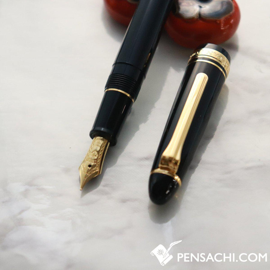 SAILOR 1911 Standard (Mid size) Fountain Pen - Black Gold - PenSachi Japanese Limited Fountain Pen