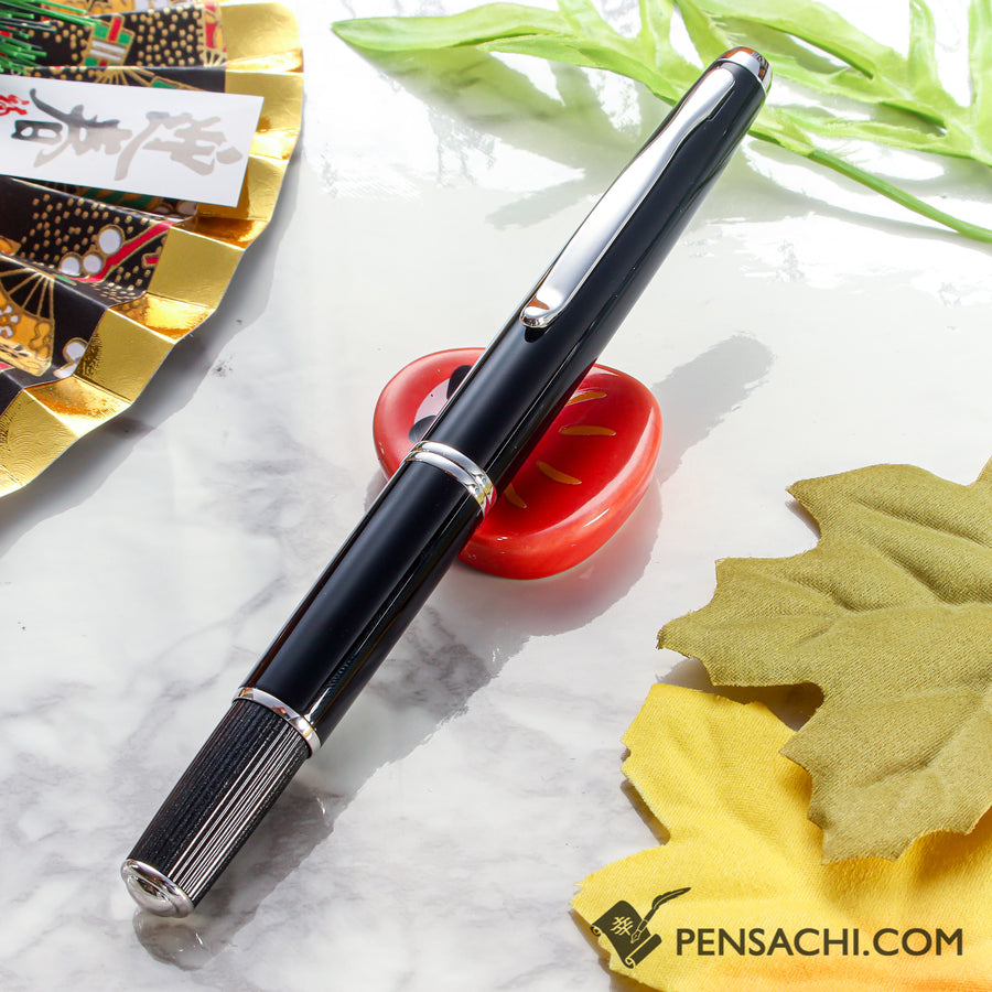 PILOT Vanishing Point Capless Fermo Fountain Pen - Black - PenSachi Japanese Limited Fountain Pen