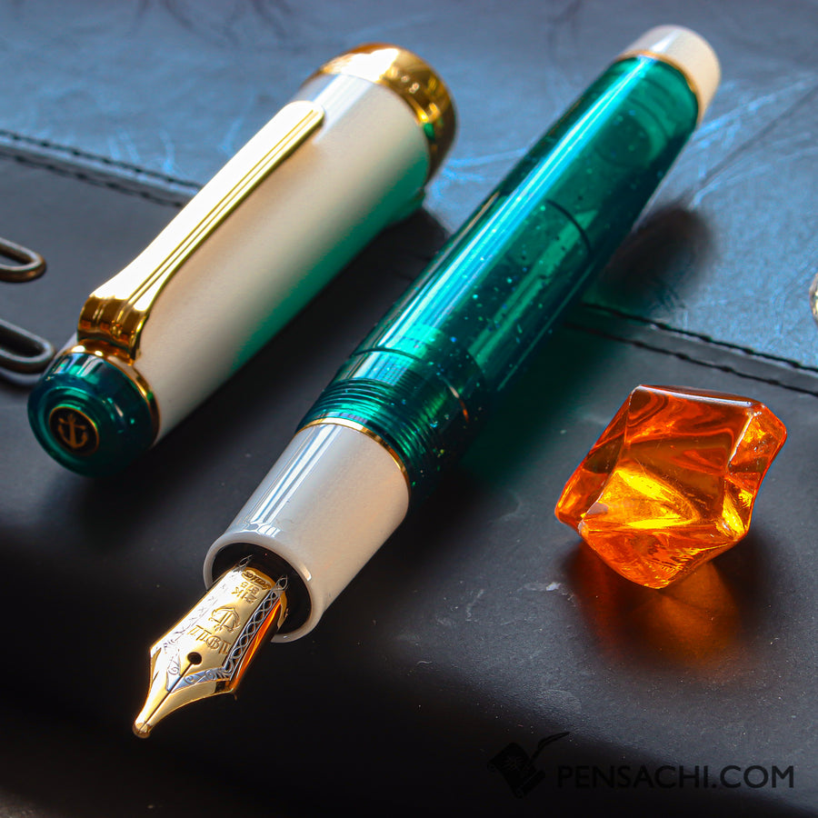 SAILOR Limited Edition Pro Gear Demonstrator - Sparkling Emerald - PenSachi Japanese Limited Fountain Pen