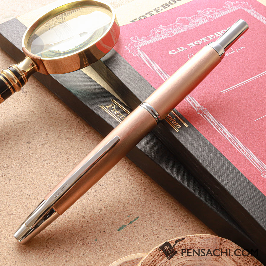 PILOT Limited Edition Vanishing Point Capless Decimo Fountain Pen - Champagne - PenSachi Japanese Limited Fountain Pen