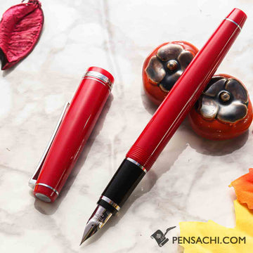 PILOT Falcon Elabo Resin Fountain Pen - Red - PenSachi Japanese Limited Fountain Pen