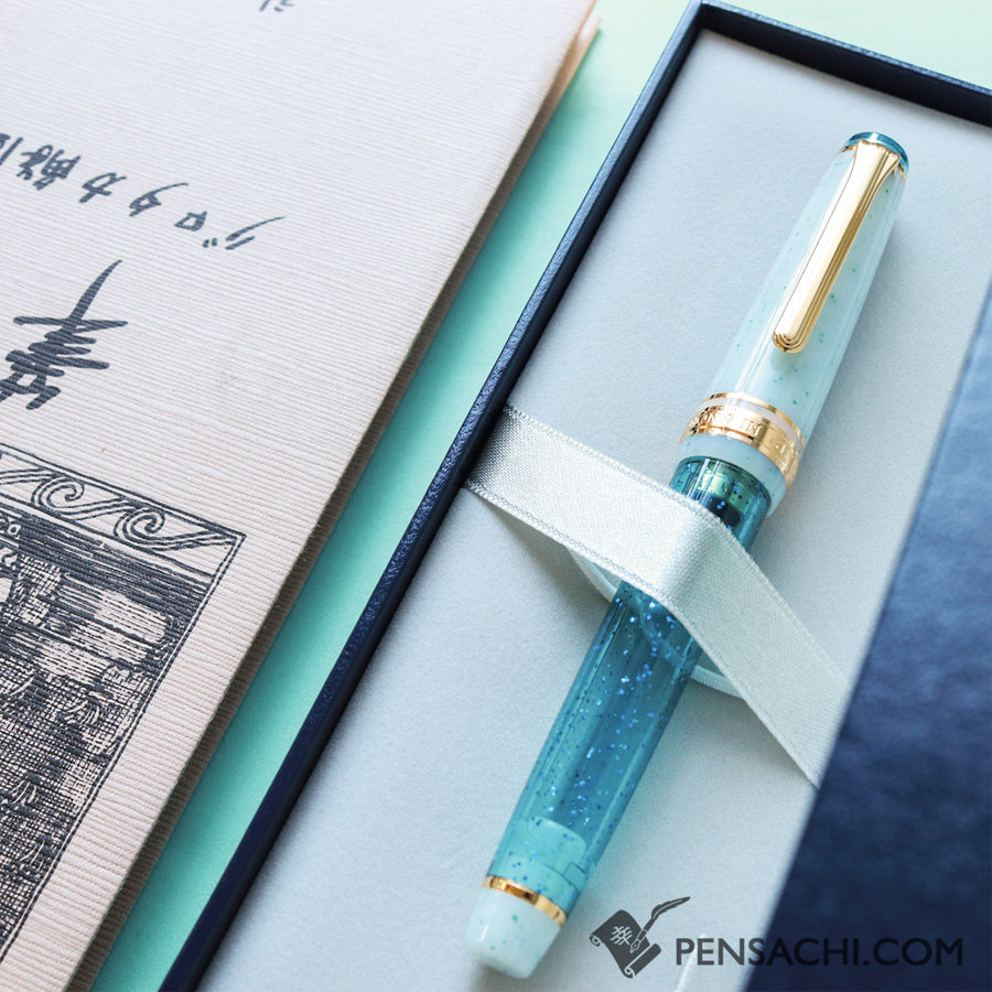 SAILOR Limited Edition Pro Gear Slim Fountain Pen - Snow Kingdom - PenSachi Japanese Limited Fountain Pen