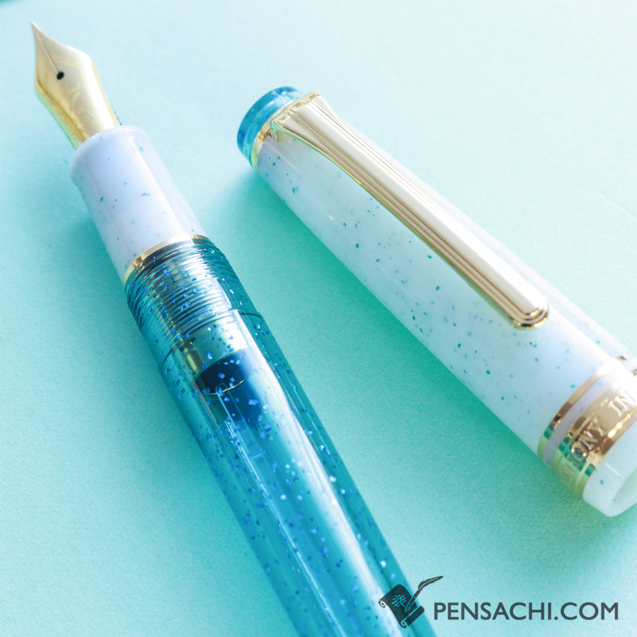 SAILOR Limited Edition Pro Gear Slim Fountain Pen - Snow Kingdom - PenSachi Japanese Limited Fountain Pen