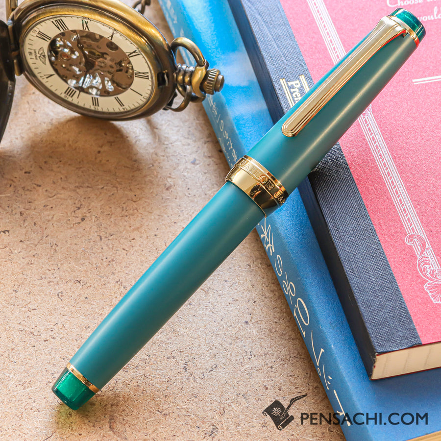 SAILOR Pro Gear Slim Shikiori Amaoto Fountain Pen - Suiu - PenSachi Japanese Limited Fountain Pen