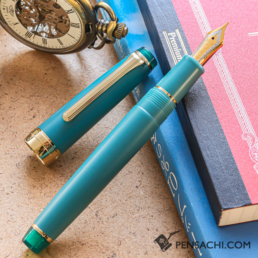 SAILOR Pro Gear Slim Shikiori Amaoto Fountain Pen - Suiu - PenSachi Japanese Limited Fountain Pen