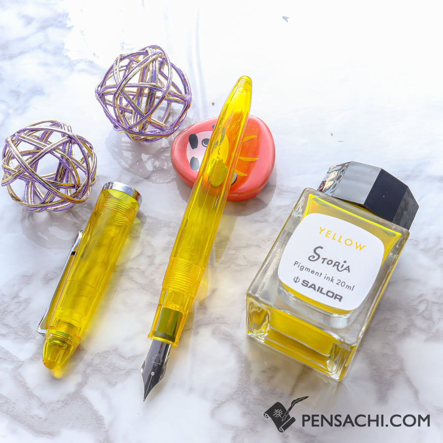 SAILOR 1911 Profit Junior Fountain Pen - Yellow - PenSachi Japanese Limited Fountain Pen