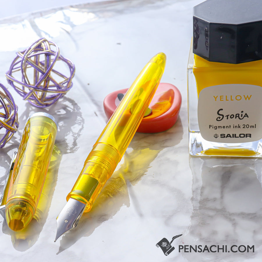 SAILOR 1911 Profit Junior Fountain Pen - Yellow - PenSachi Japanese Limited Fountain Pen