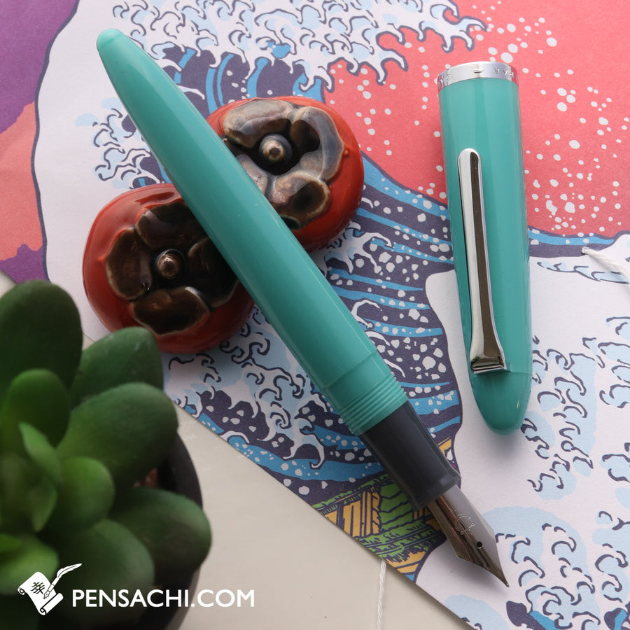 SAILOR 1911 Profit Junior Fountain Pen - Aqua Green - PenSachi Japanese Limited Fountain Pen