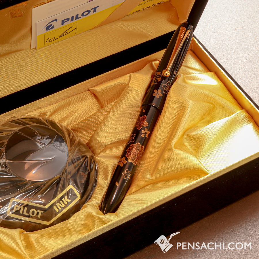 PILOT Togidashi Hira Makie Fountain Pen - Sakura - PenSachi Japanese Limited Fountain Pen