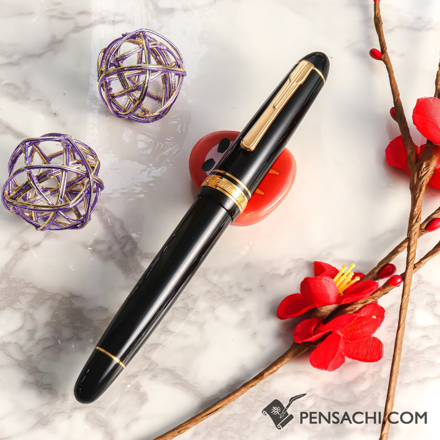 PLATINUM President Fountain Pen - Black - PenSachi Japanese Limited Fountain Pen