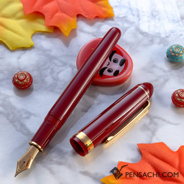 PLATINUM #3776 Century Balance Fountain Pen - Wine Red - PenSachi Japanese Limited Fountain Pen