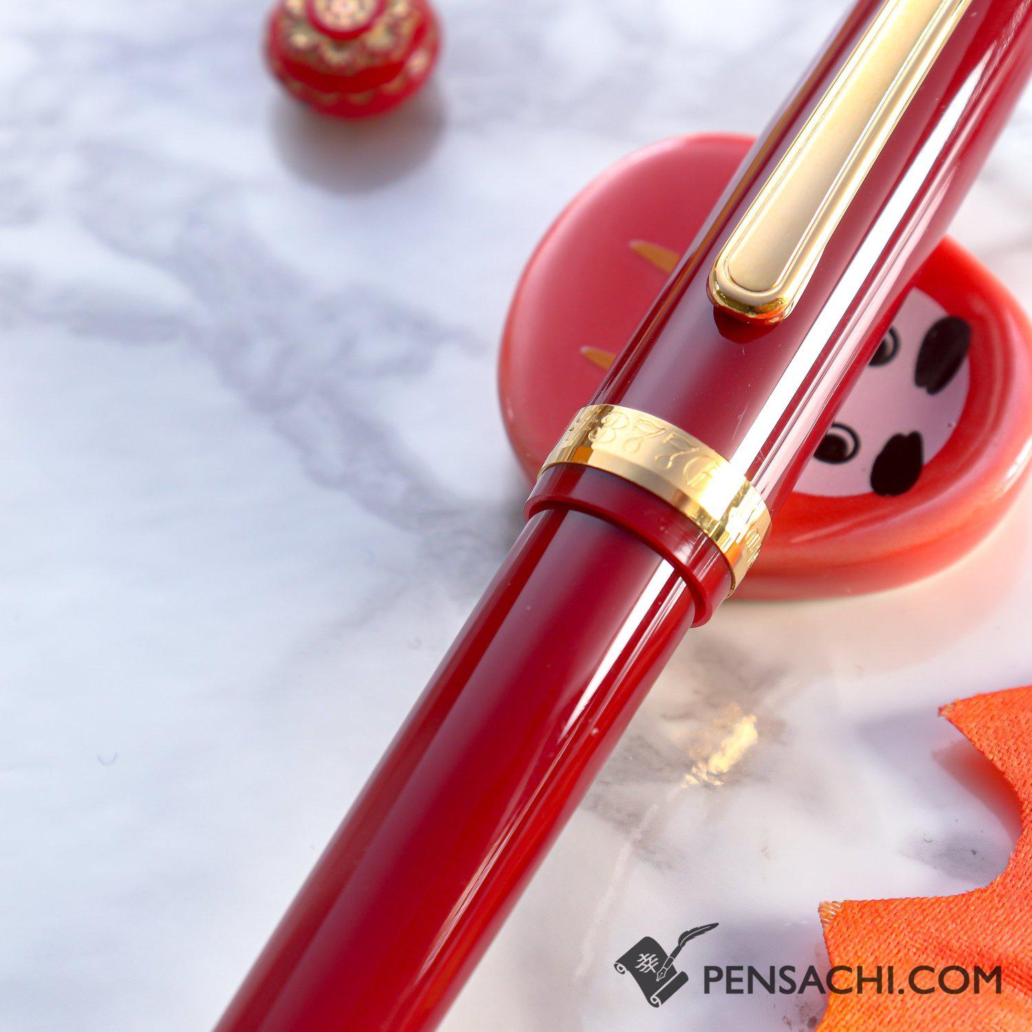 PLATINUM #3776 Century Balance Fountain Pen - Wine Red– PenSachi