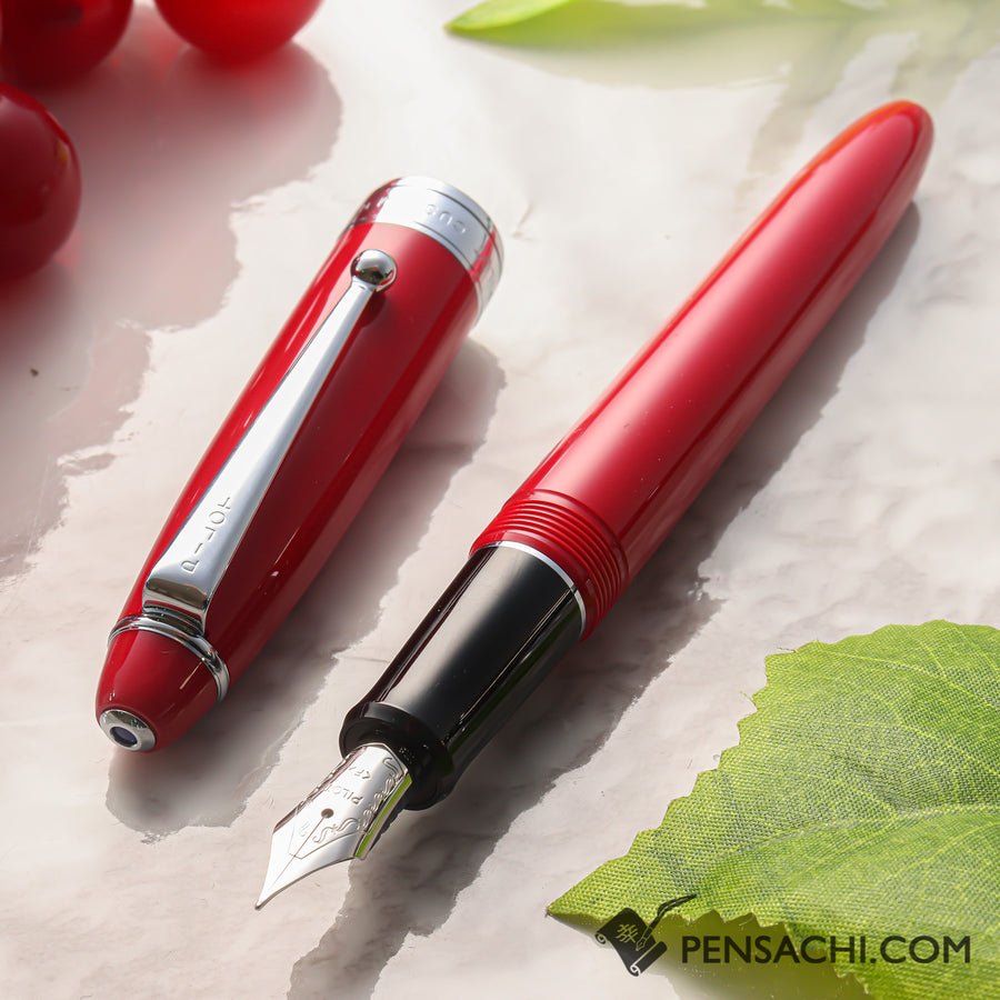 PILOT Custom NS Fountain Pen - Red - PenSachi Japanese Limited Fountain Pen