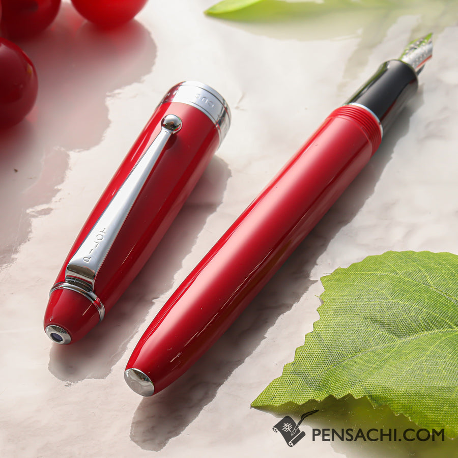 PILOT Custom NS Fountain Pen - Red - PenSachi Japanese Limited Fountain Pen