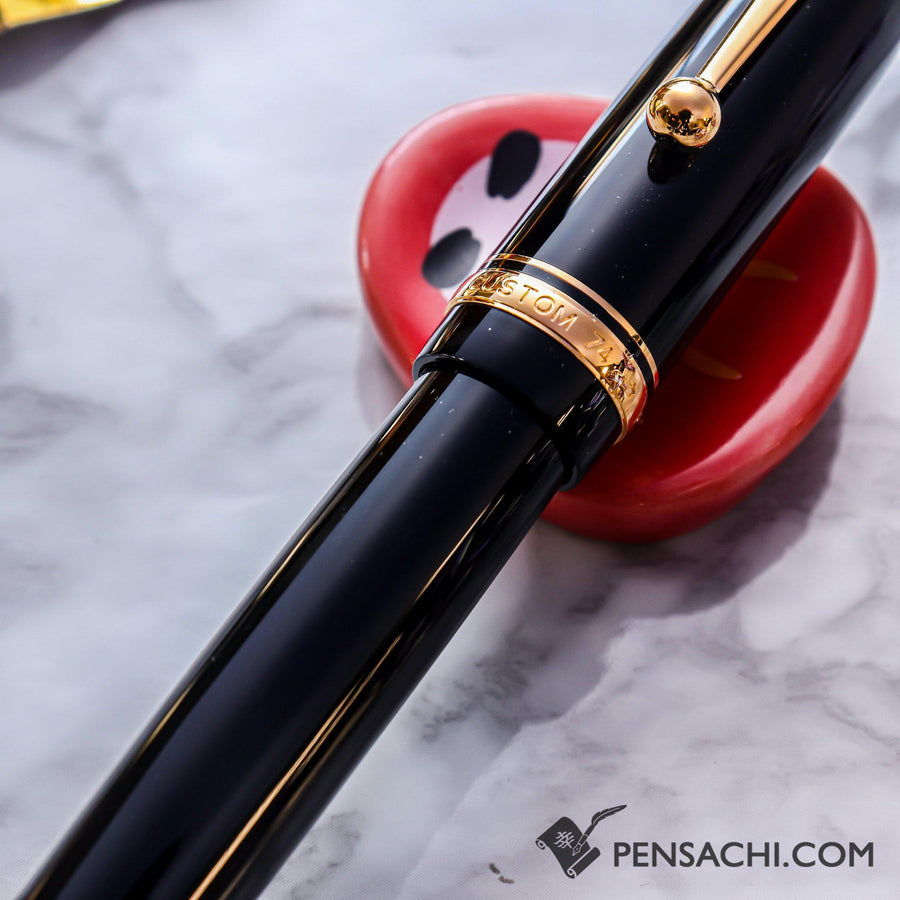 PILOT Custom 74 Fountain Pen - Black - PenSachi Japanese Limited Fountain Pen