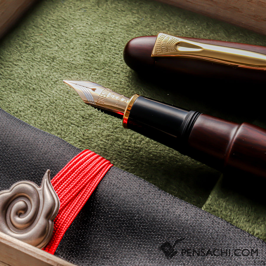 PLATINUM Izumo Tagayasan Fountain Pen - Matte Black - PenSachi Japanese Limited Fountain Pen