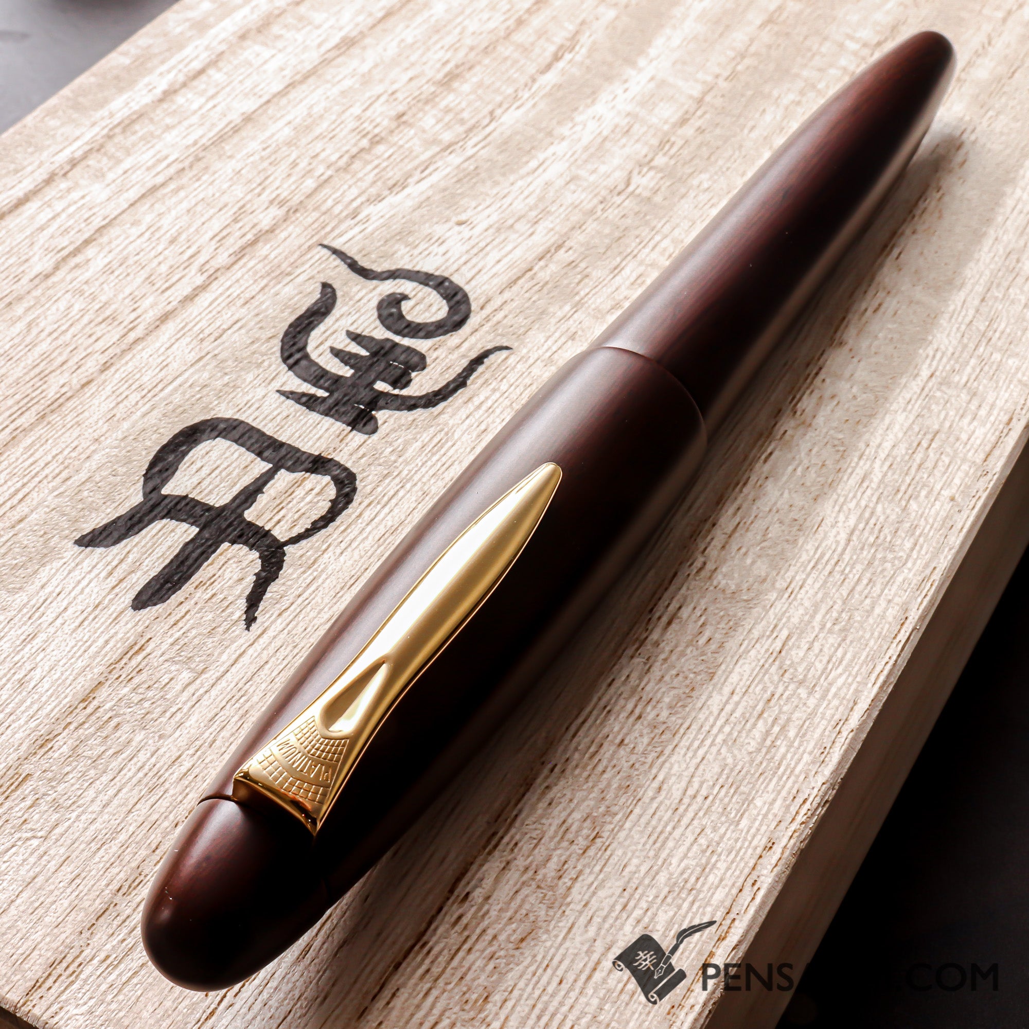 PLATINUM Izumo Tagayasan Fountain Pen - Matte Black | PenSachi