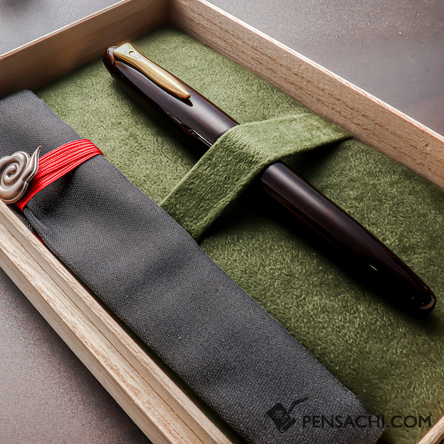 PLATINUM Izumo Tagayasan Fountain Pen - Gloss Black - PenSachi Japanese Limited Fountain Pen