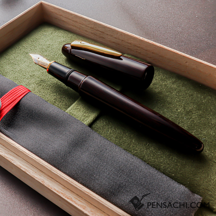 PLATINUM Izumo Tagayasan Fountain Pen - Gloss Black - PenSachi Japanese Limited Fountain Pen