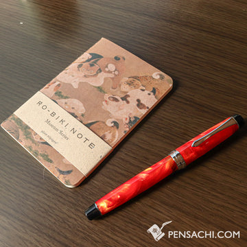 Yamamoto Ro-Biki Notebook Museum Series - Hyakkenzu - PenSachi Japanese Limited Fountain Pen