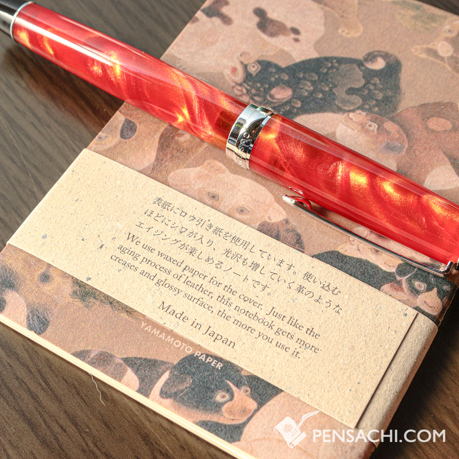 Yamamoto Ro-Biki Notebook Museum Series - Hyakkenzu - PenSachi Japanese Limited Fountain Pen