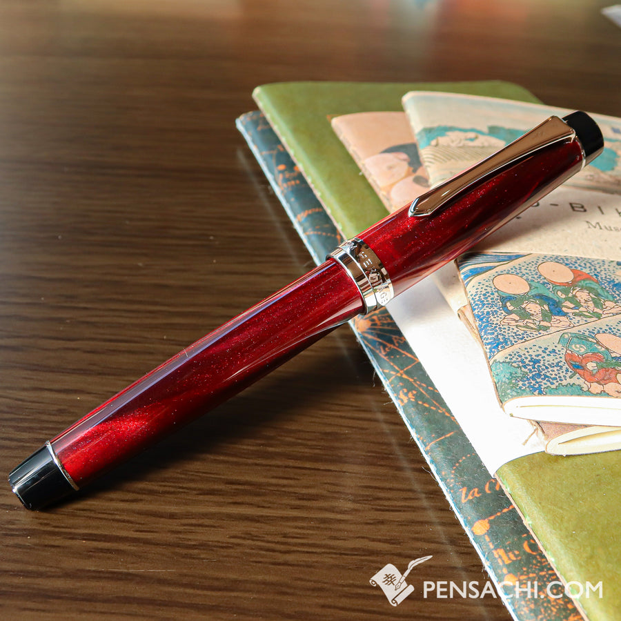 PILOT Custom Heritage SE Fountain Pen - Marble Red - PenSachi Japanese Limited Fountain Pen