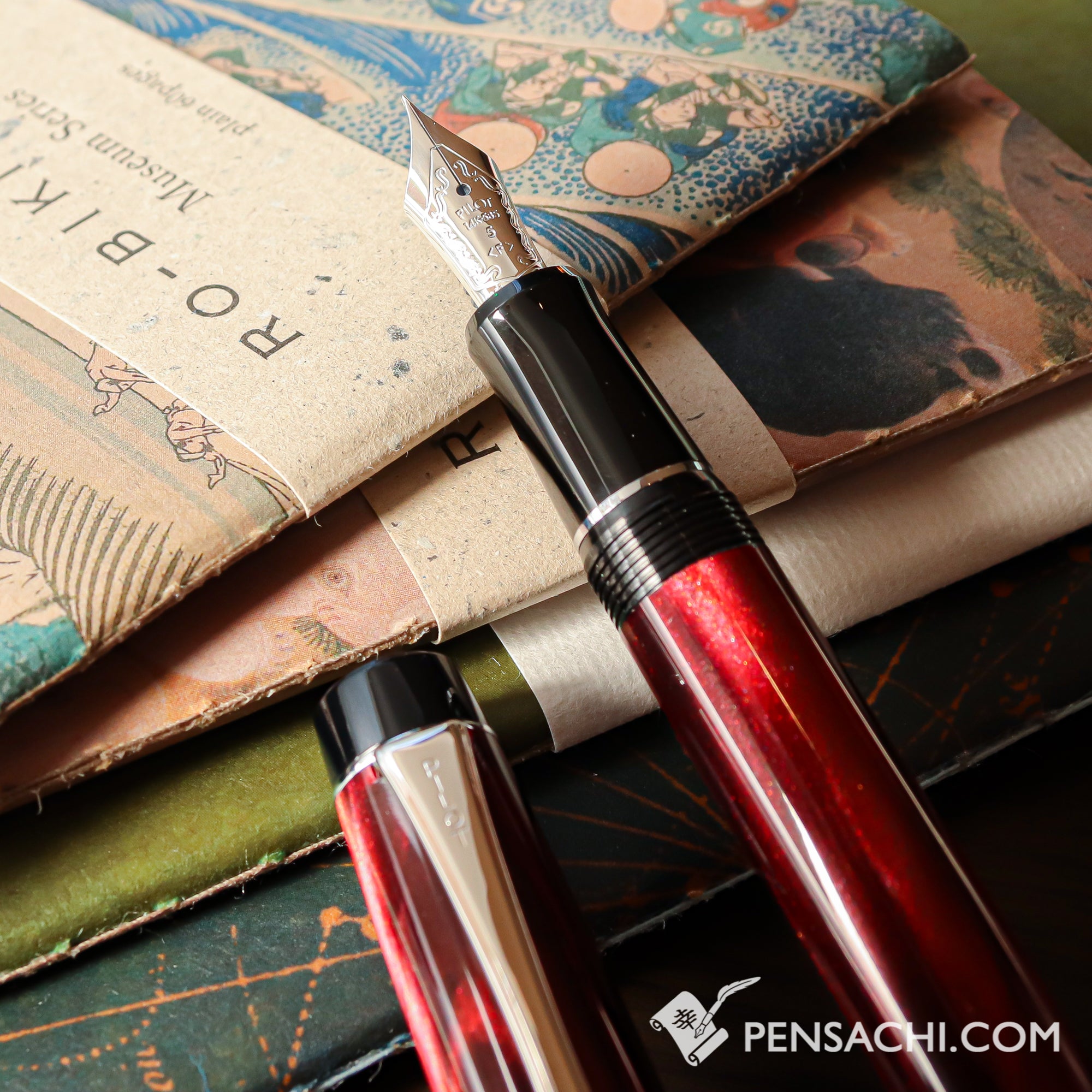 PILOT Custom Heritage SE Fountain Pen - Marble Red | PenSachi