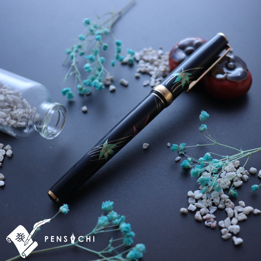 PLATINUM Kanazawa Haku Standard Fountain Pen - Changing Autumn Leaves - PenSachi Japanese Limited Fountain Pen