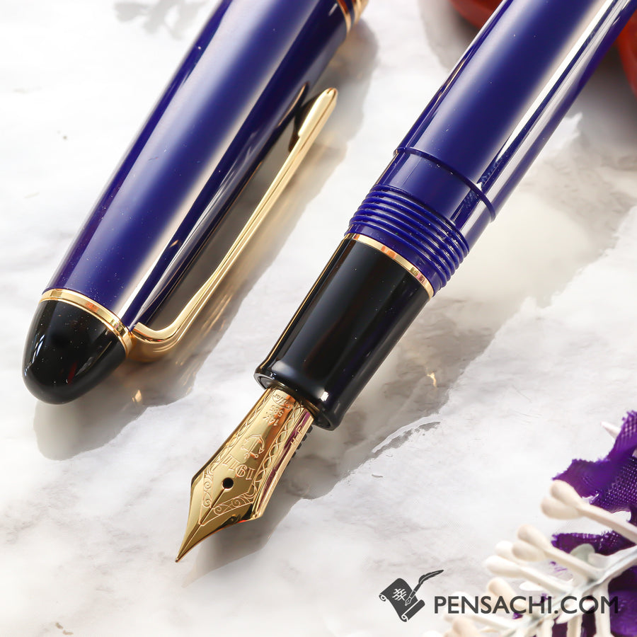 SAILOR 1911 Standard (Mid size) Profit Color Fountain Pen - Dark Blue - PenSachi Japanese Limited Fountain Pen