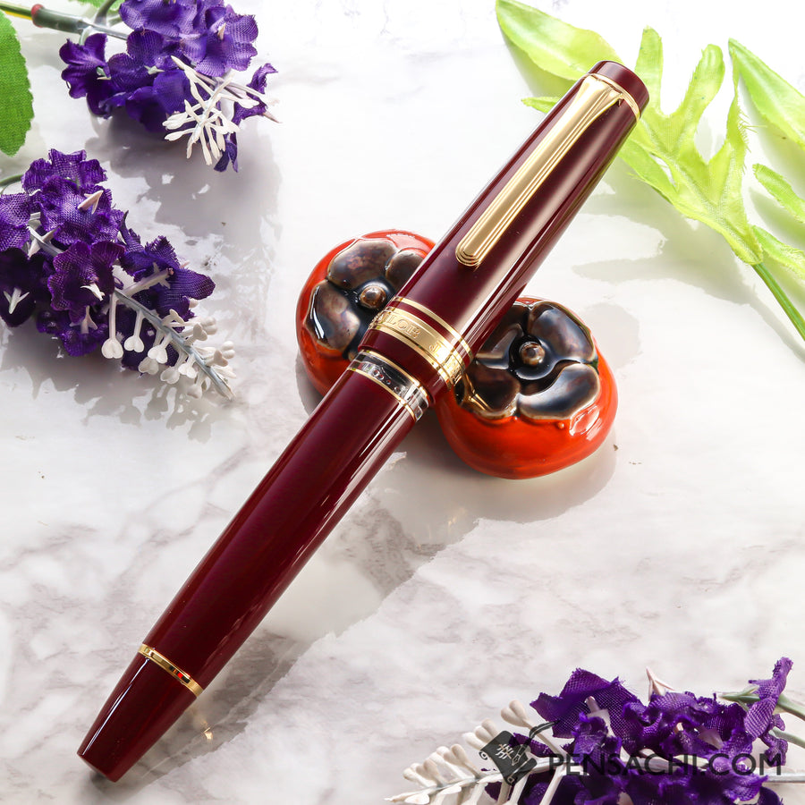 SAILOR Pro Gear Classic Realo Fountain Pen - Wine Red - PenSachi Japanese Limited Fountain Pen