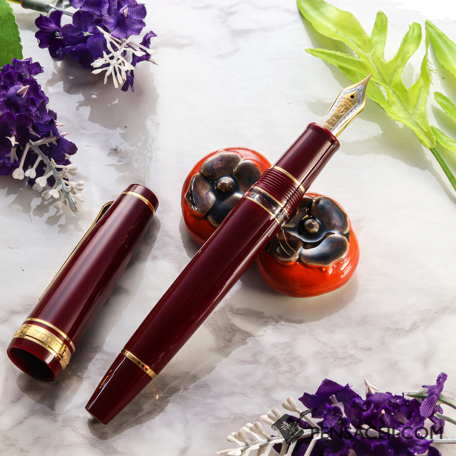 SAILOR Pro Gear Classic Realo Fountain Pen - Wine Red - PenSachi Japanese Limited Fountain Pen