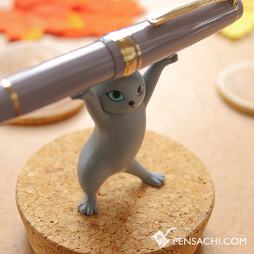 Nekonopen Penholder - Russian Blue - PenSachi Japanese Limited Fountain Pen